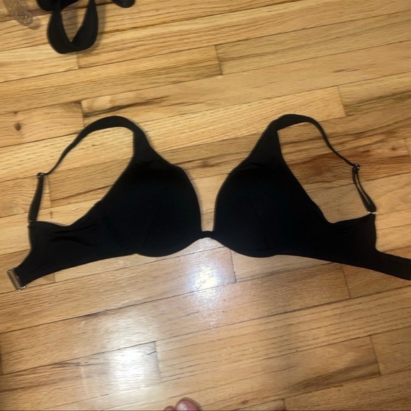 NWOT padded bikini top - black - Picture 2 of 10